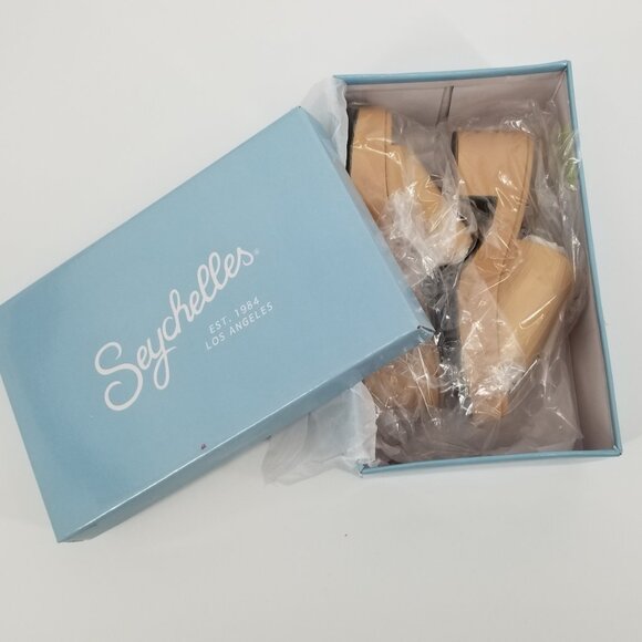 Seychelles Buttery Leather Vacchetta Platform Sandals Size 7 Med. (Never Worn) - Picture 2 of 11